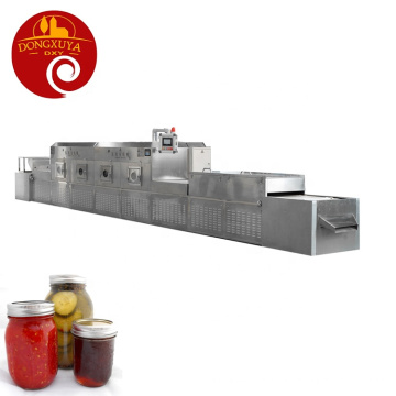 Automatic Tunnel Microwave Drying Nut Jam Sterilization Machine